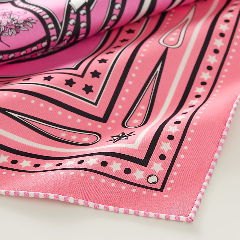 Grand Tralala bandana 55 - Brown | Hermès Canada